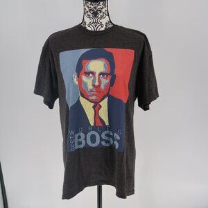 The Office Men's Michael Scott Worlds Best Boss T-Shirt Men's Large